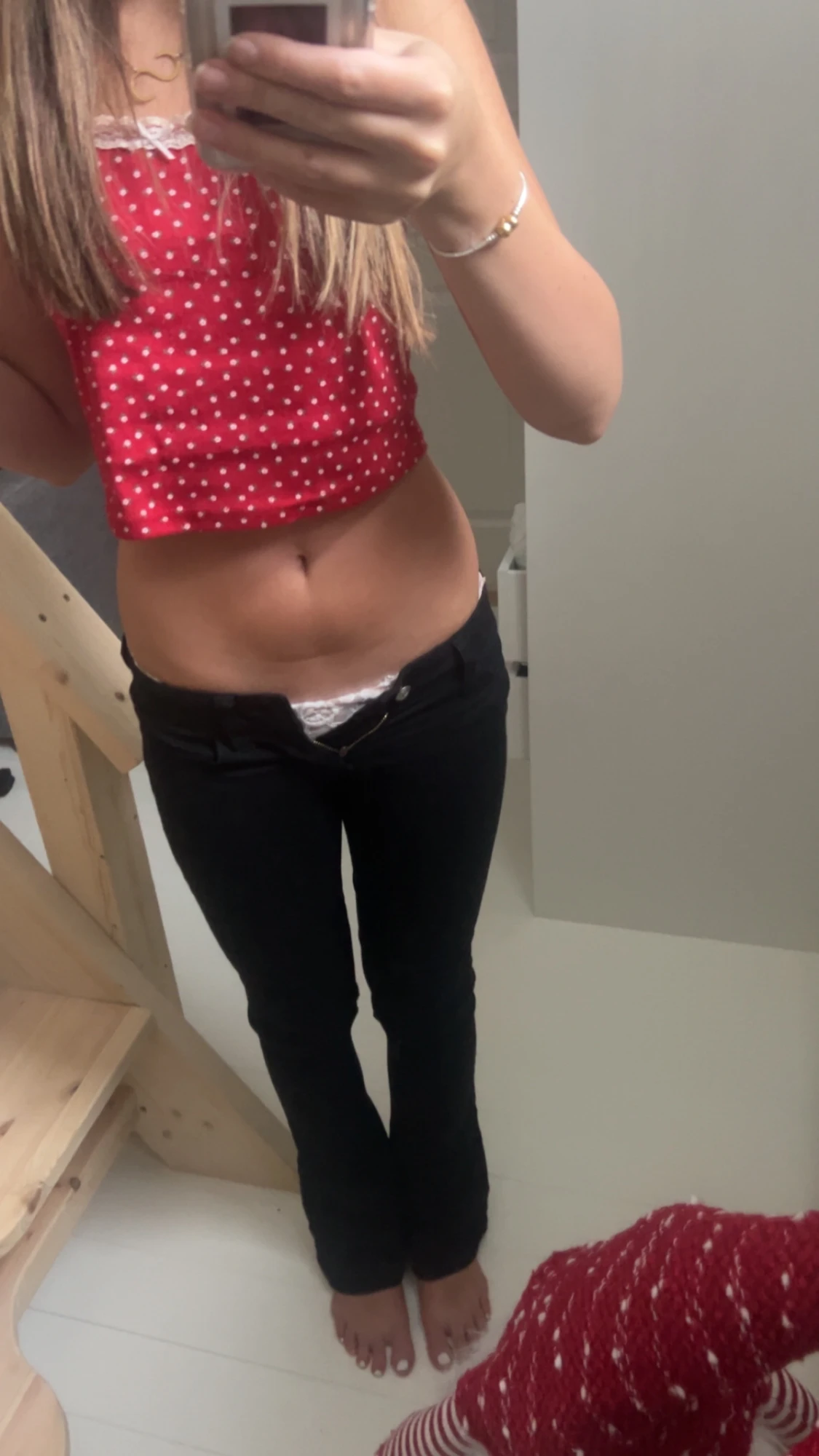 Svarta bootcut jeans från weekday 25/32 - 1