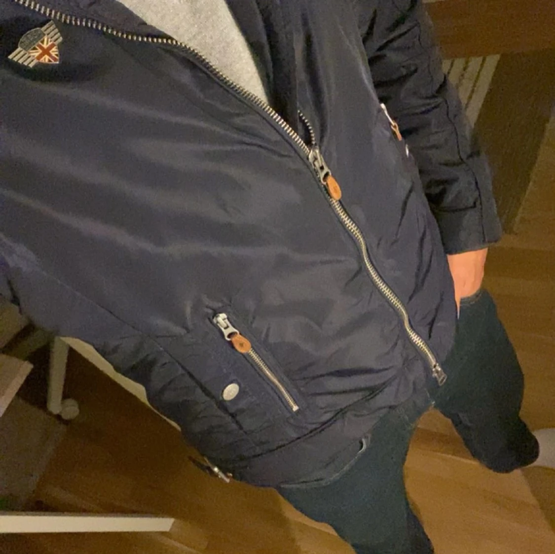 Mörkblå morris jacka  - 1