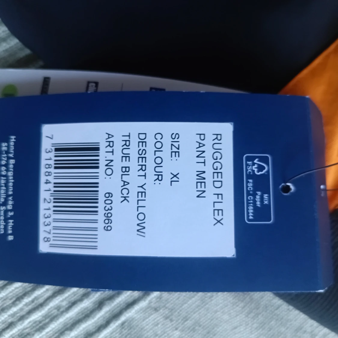 Haglöfs Rugged Flex Pant XL gul/svart - 3