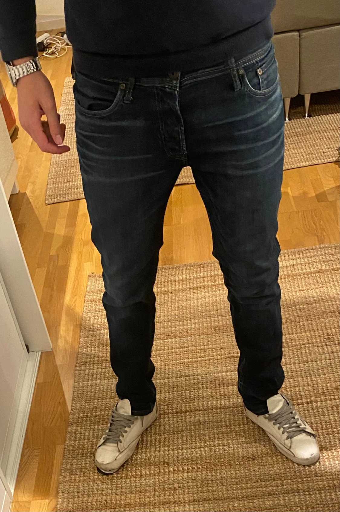 Mörkblå jeans från Jack & Jones