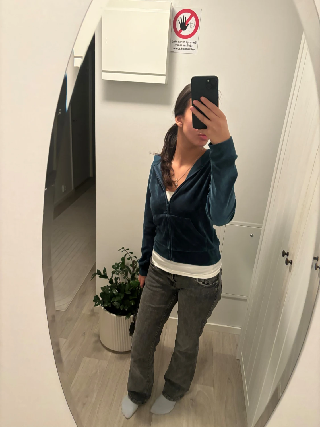 Unik Blå vintage kofta 80s - 2