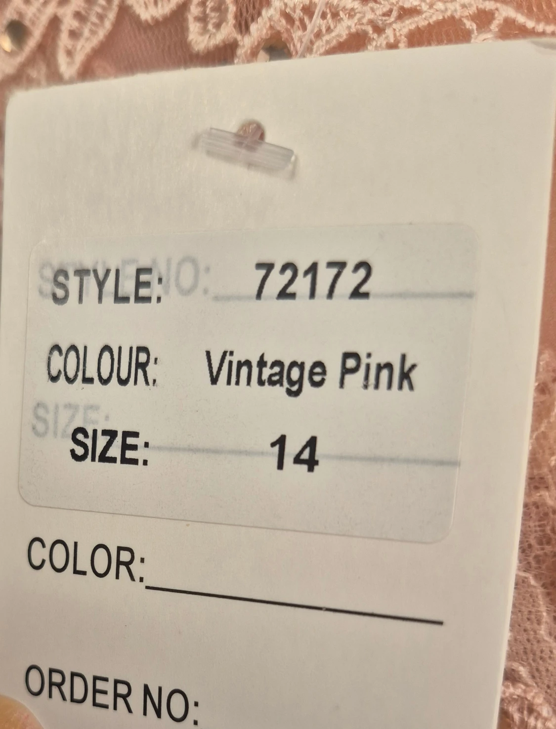 Ljusrosa spetsklänning Dressroom Linné - 4