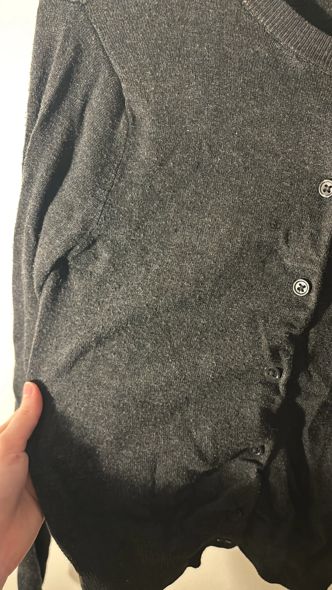 Mörkgrå kofta från H&M XS - 2