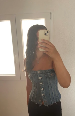 Jeans topp - Superfin jeans topp från Zara!