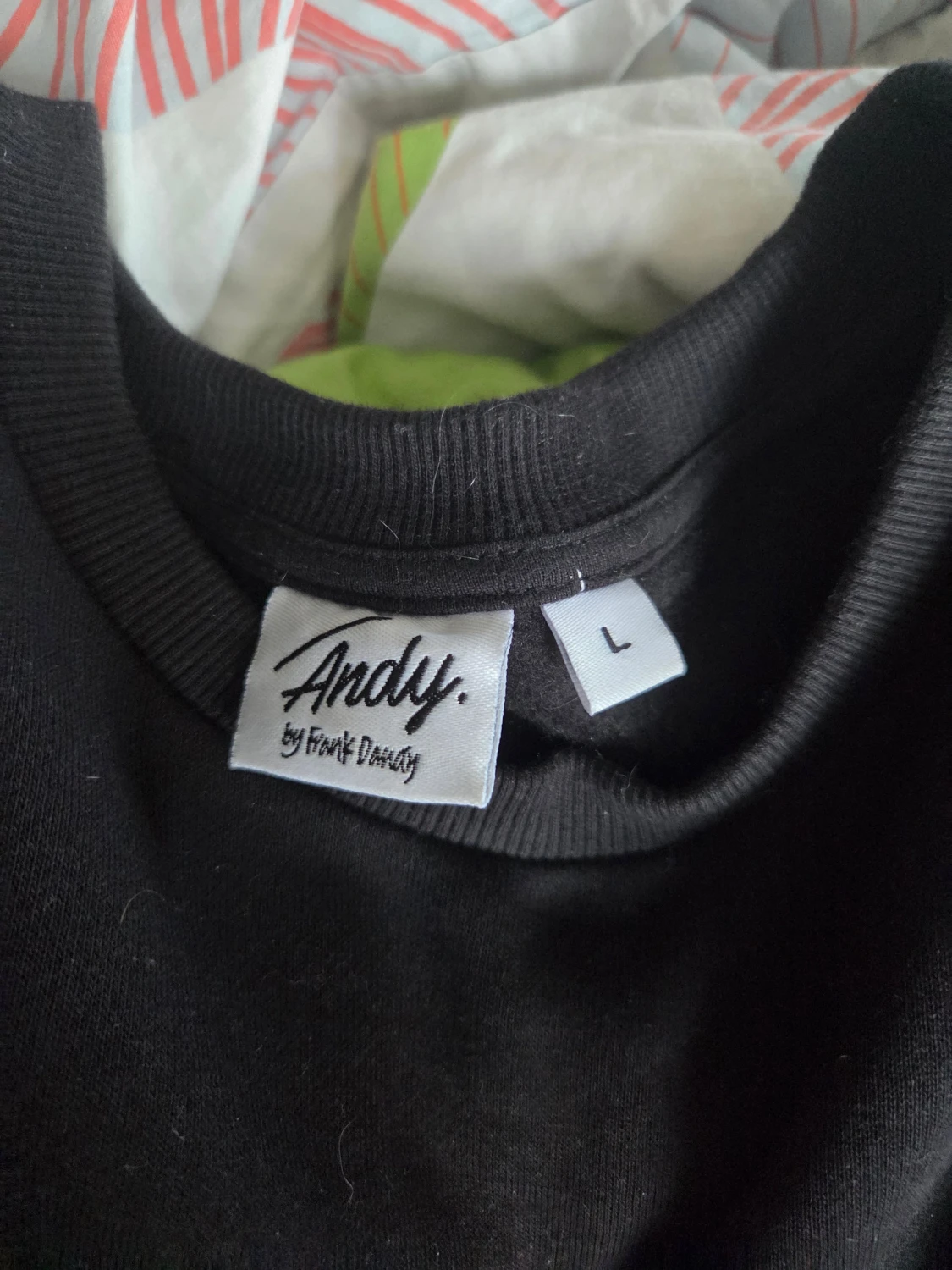 Svart sweatshirt från Andy by Frank Dandy - 1