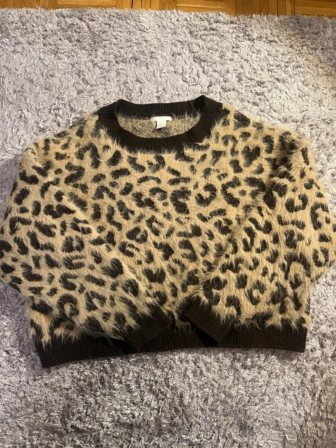 Leopardmönstrad tröja H&M