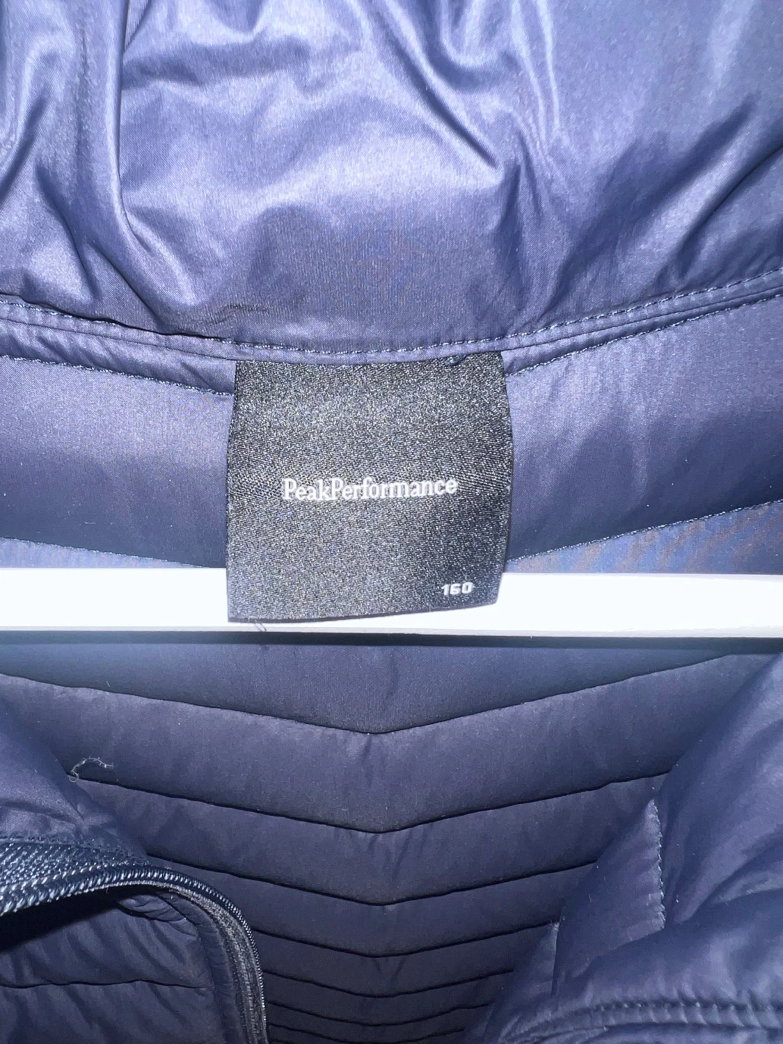 Marinblå dunjacka Peak Performance - 4