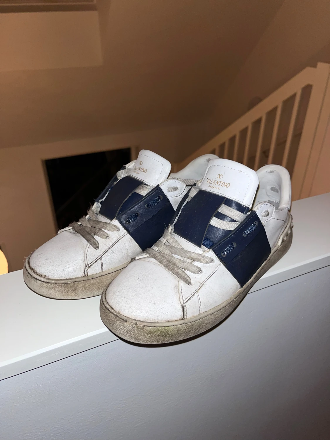 Valentino Garavani Open sneakers vit/blå - 1