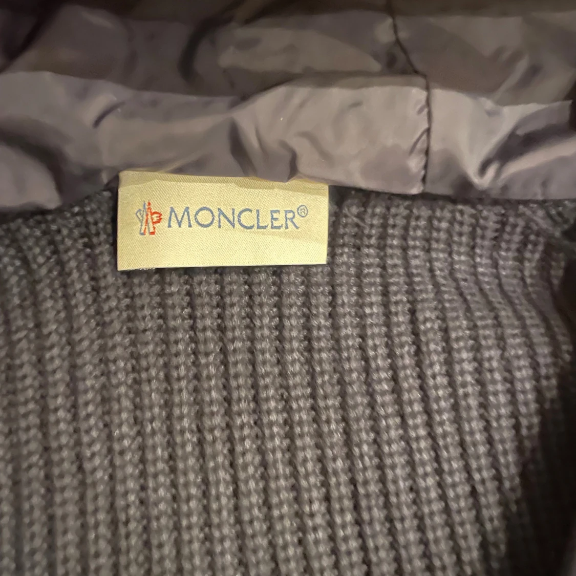 Mörkblå moncler cardigan - 4