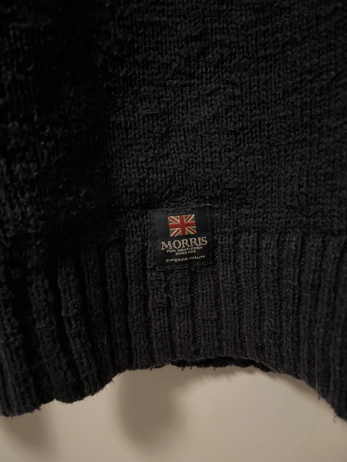 Svart stickad tröja från Morris - 2
