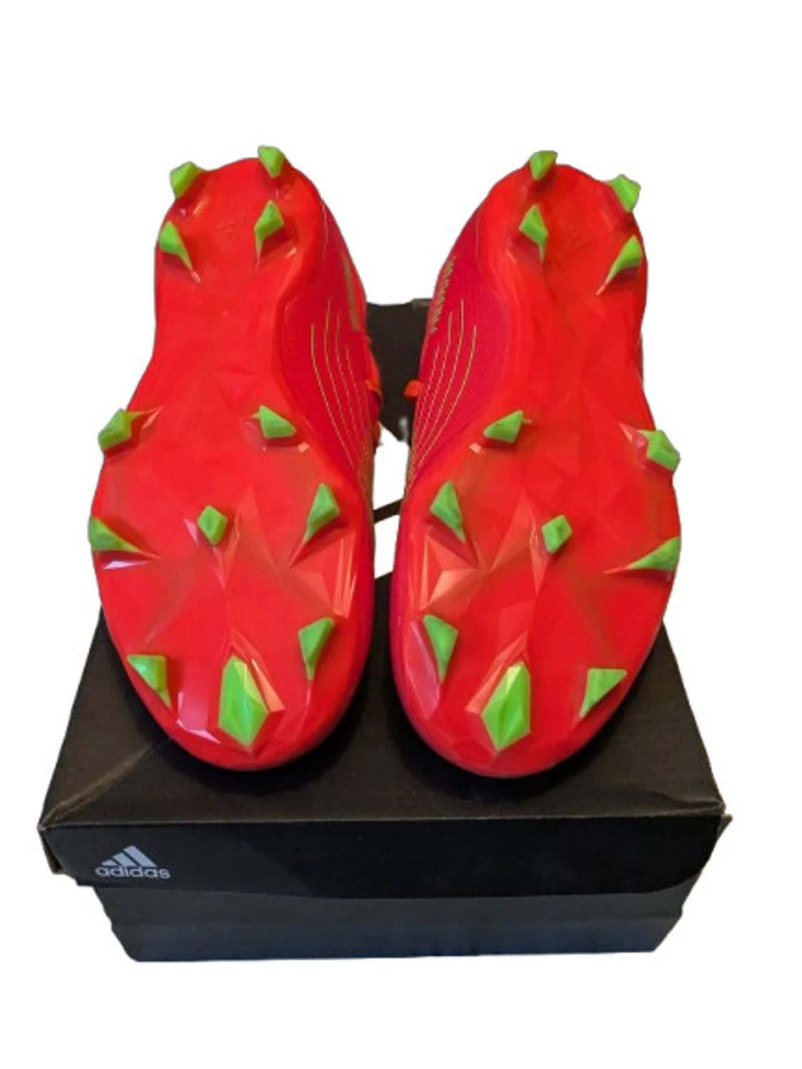 Adidas Predator Edge röda fotbollsskor - 4