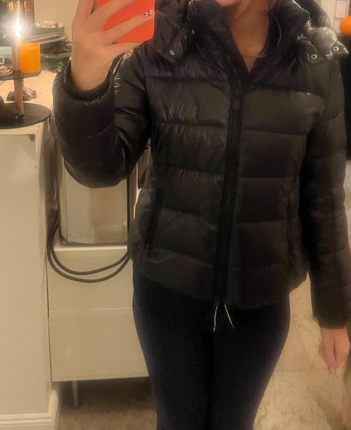 Svart pufferjacka Save The Duck