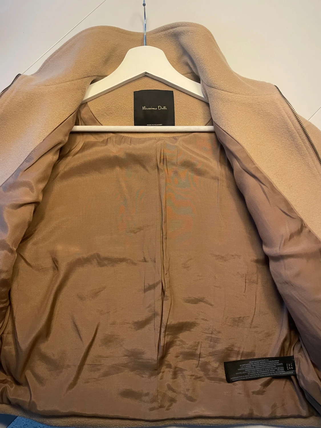 Beige ulljacka från Massimo Dutti - 3