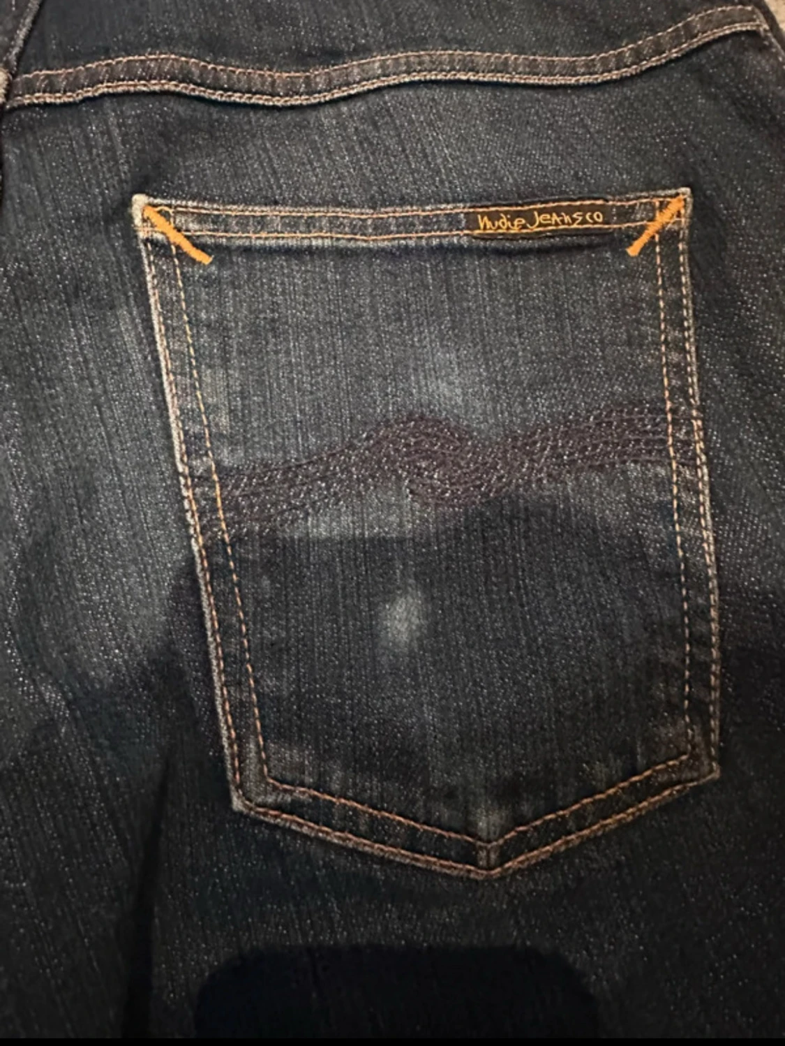 Mörkblå jeans från Nudie Jeans W32 L34 grim Tim  - 3