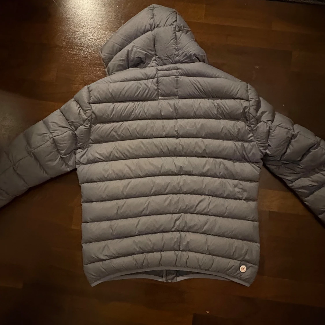 Grå Colmar pufferjacka med huva - 2