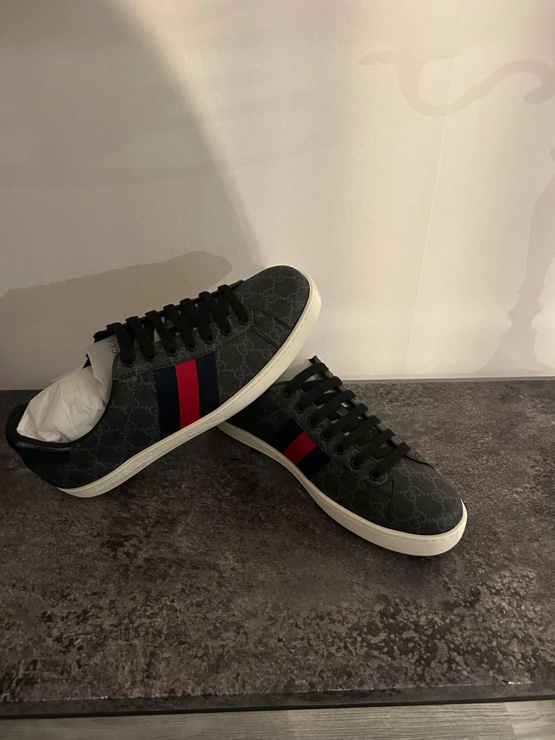 Gucci sneakers med GG-mönster - 1