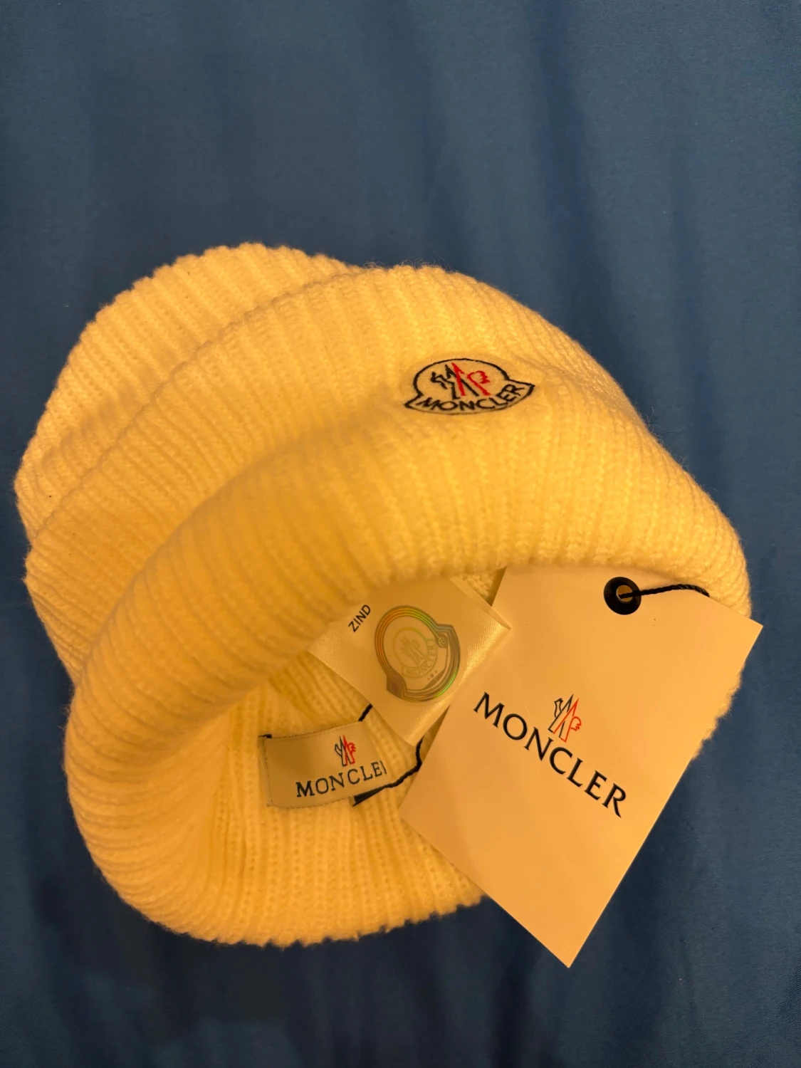 Vit Moncler mössa - 2