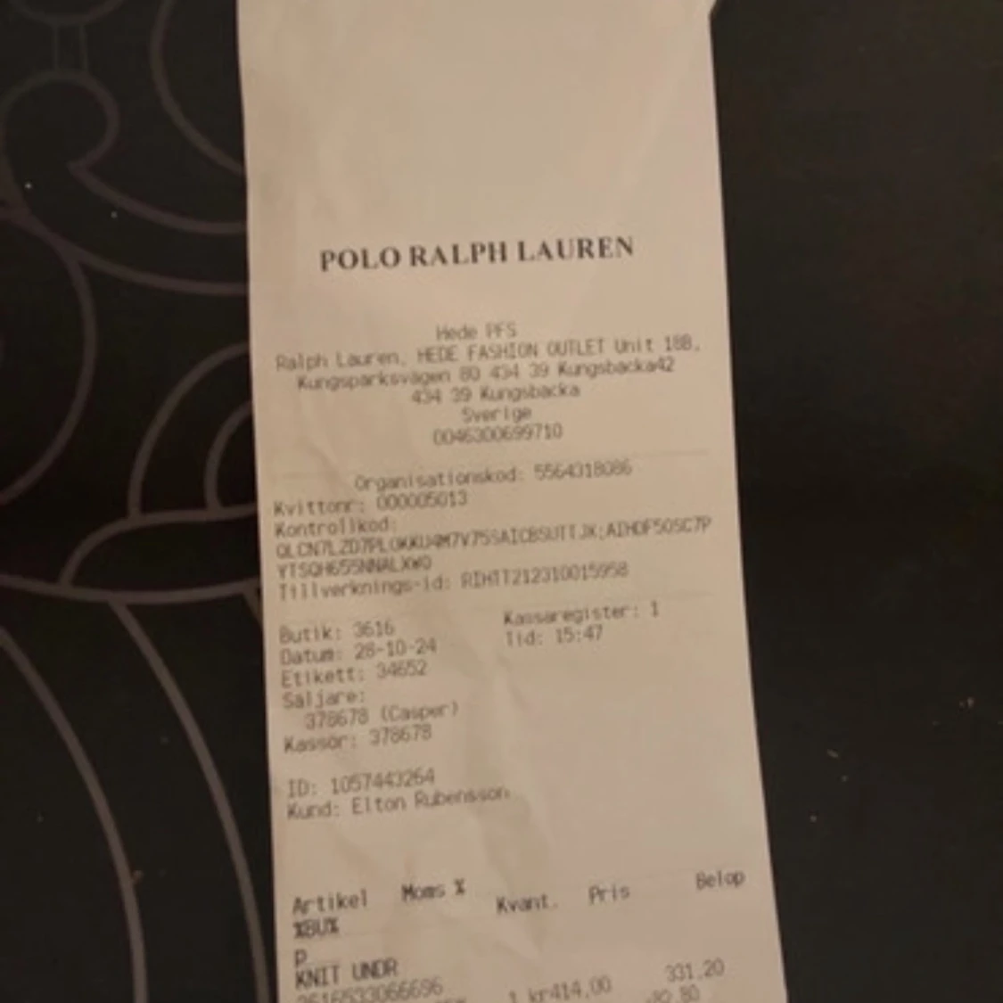 Svart pufferjacka från Polo Ralph Lauren - 4