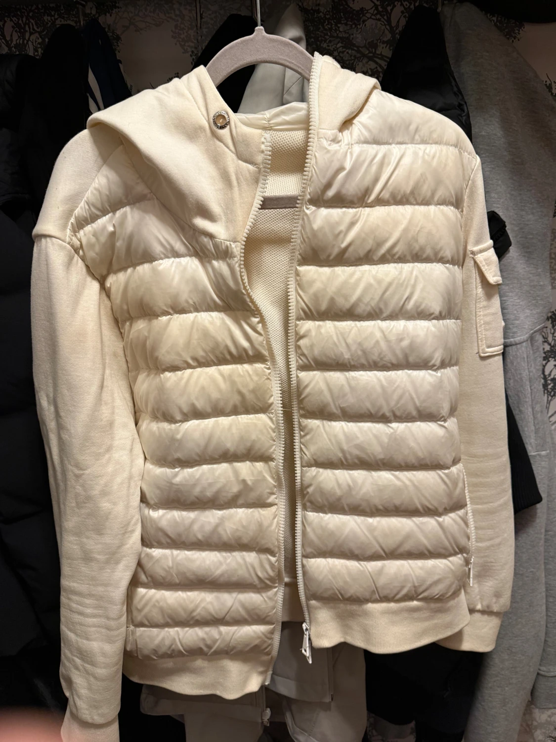 Moncler Cardigan Jacka Vit - 2