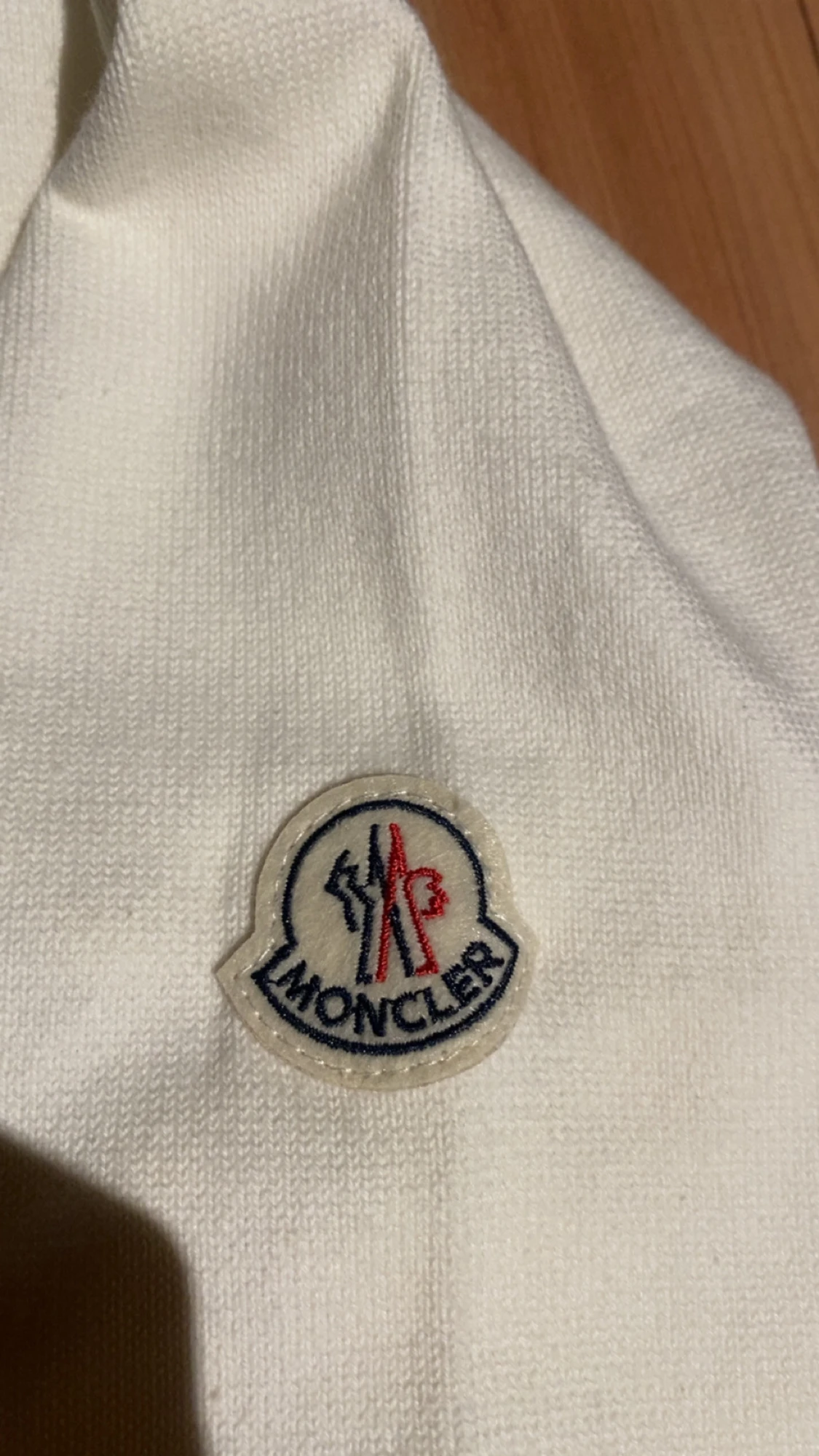 Vit sweatshirt från Moncler - 1