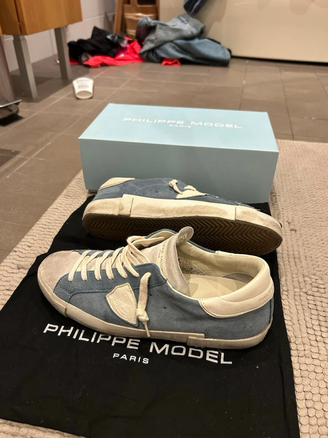 Philippe Model blå sneakers, strl 42 - 2