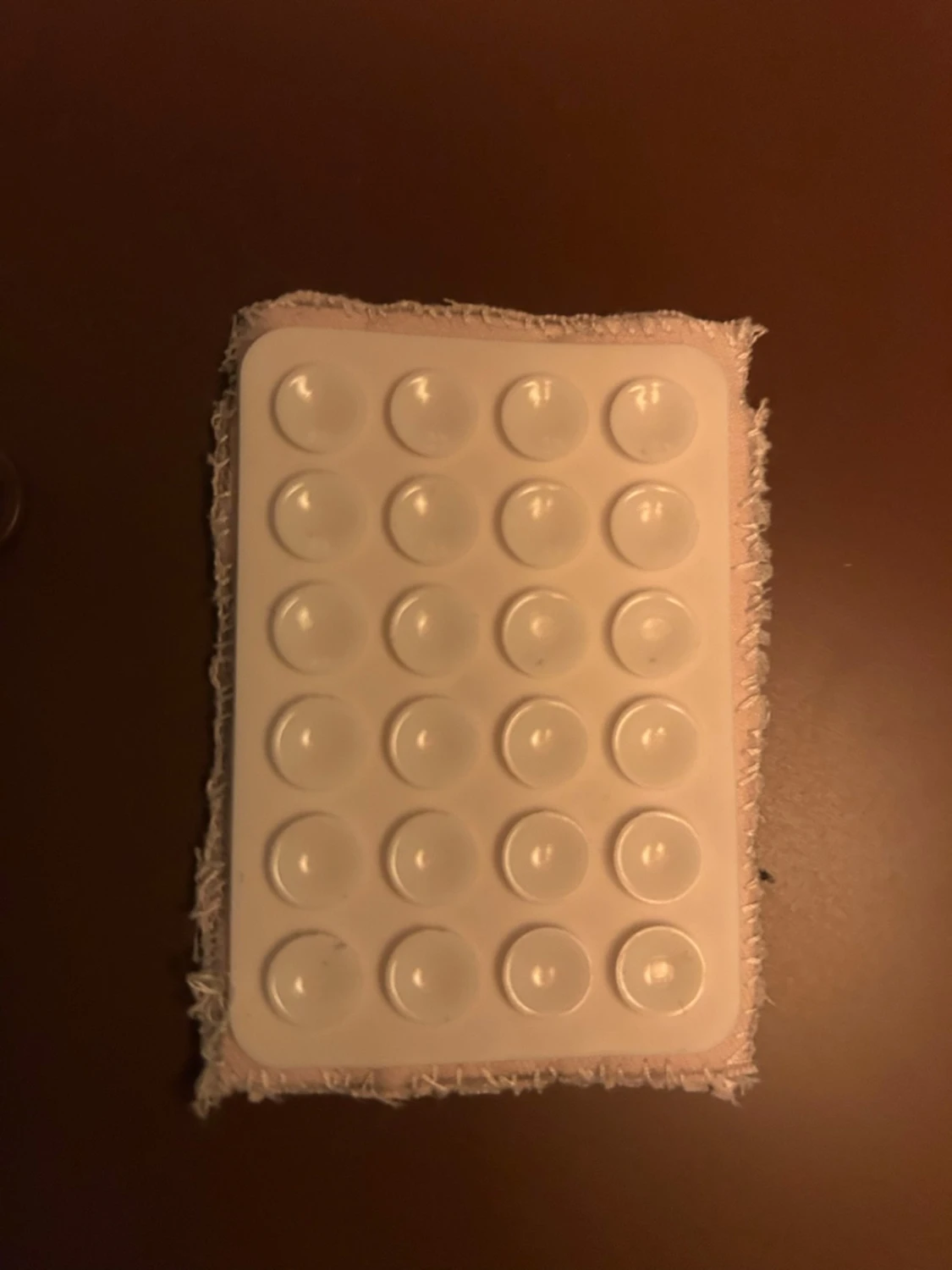 Rosa plånbok i jeansmaterial  - 1