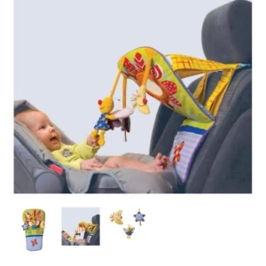 Taf Toys Bil leksak - En rolig och engagerande leksak från taf toys för bilresa. Hängs enkelt på bilstolen och håller din baby underhållen med färgglada figurer och aktiviteter.