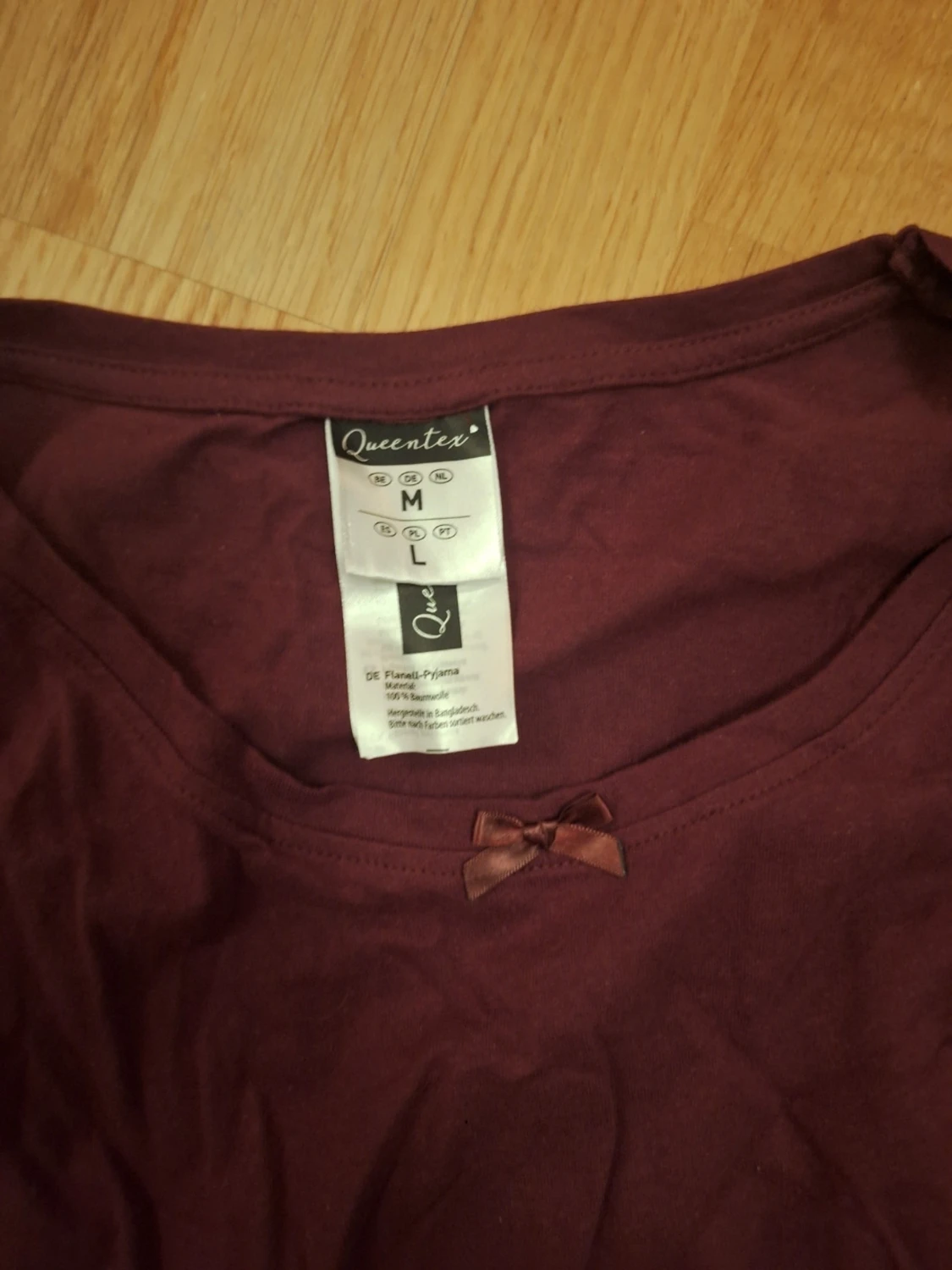 Vinröd långärmad topp - 2