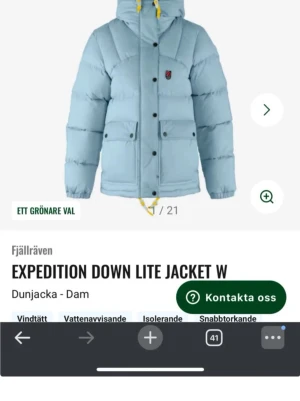 SÖKER!!  - Söker denna ljusblåa  fjällräven jackan i storlek S! 