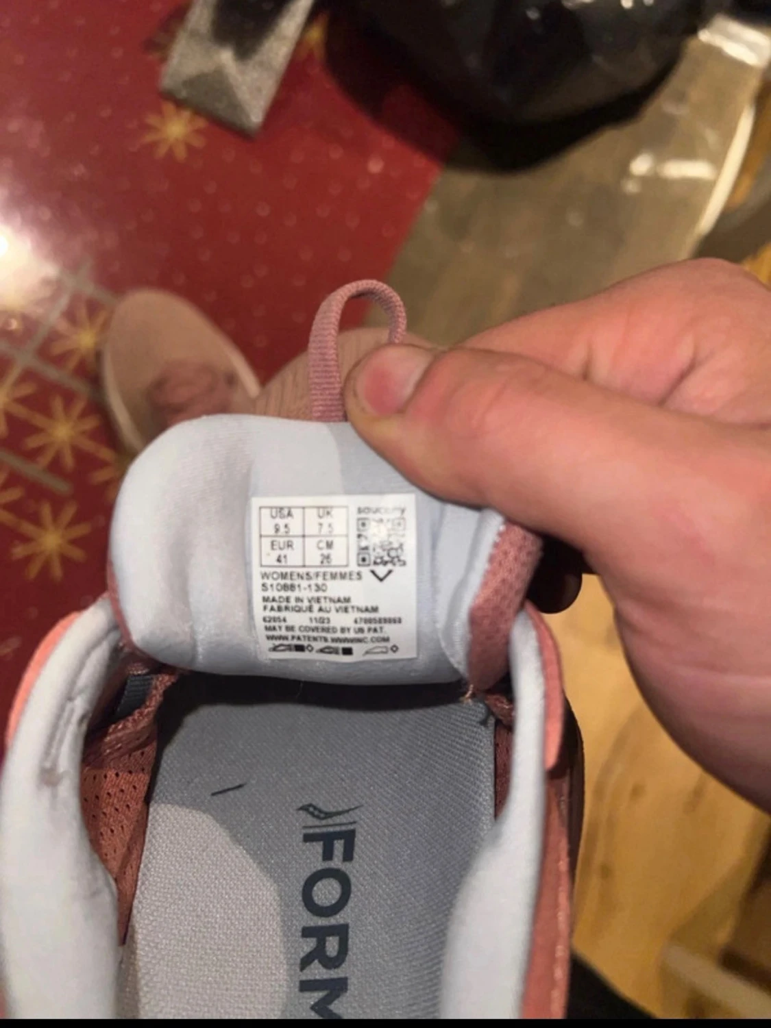 Saucony rosa sneakers med mesh - 6