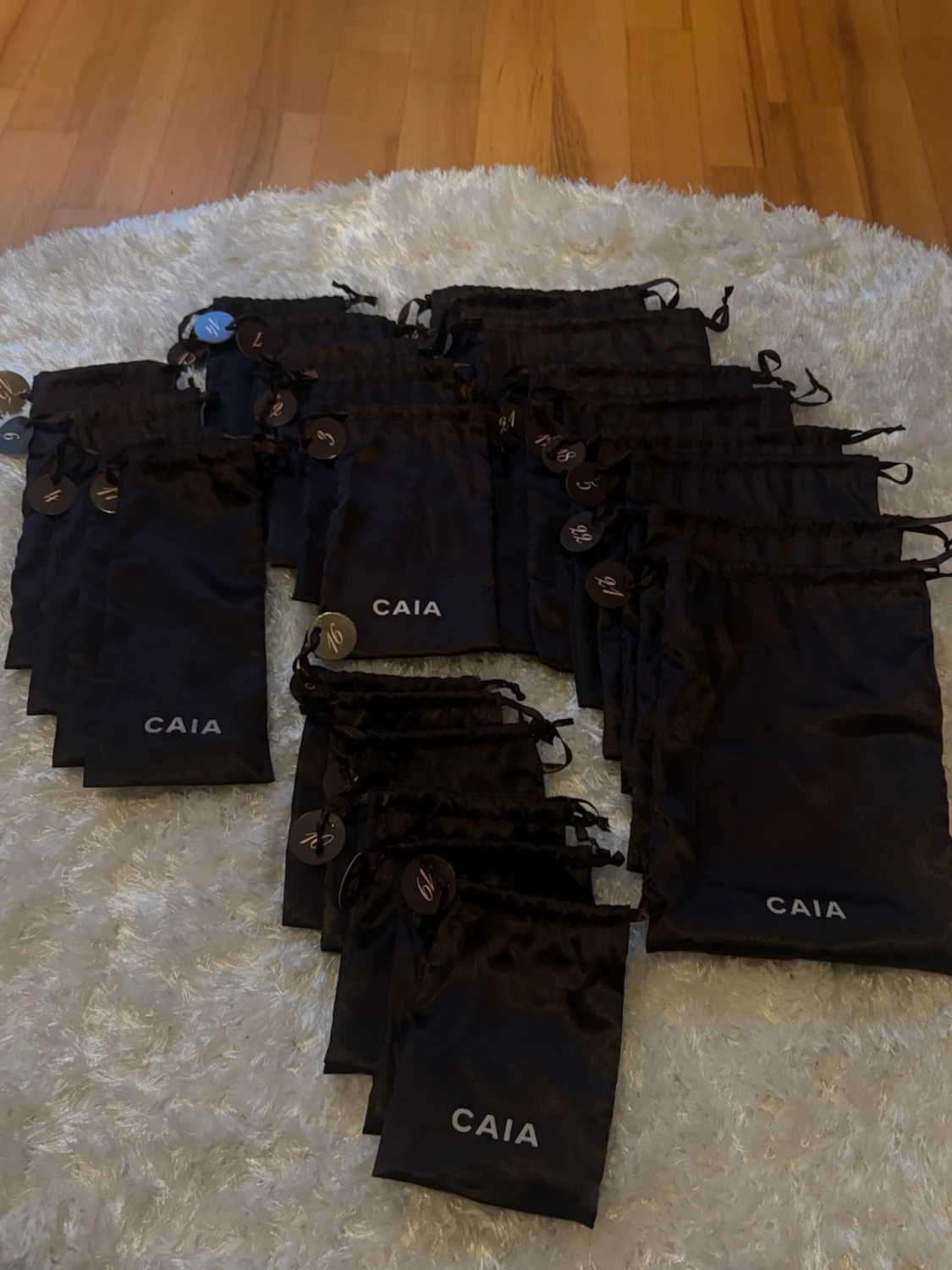 Caia julkalender påsar