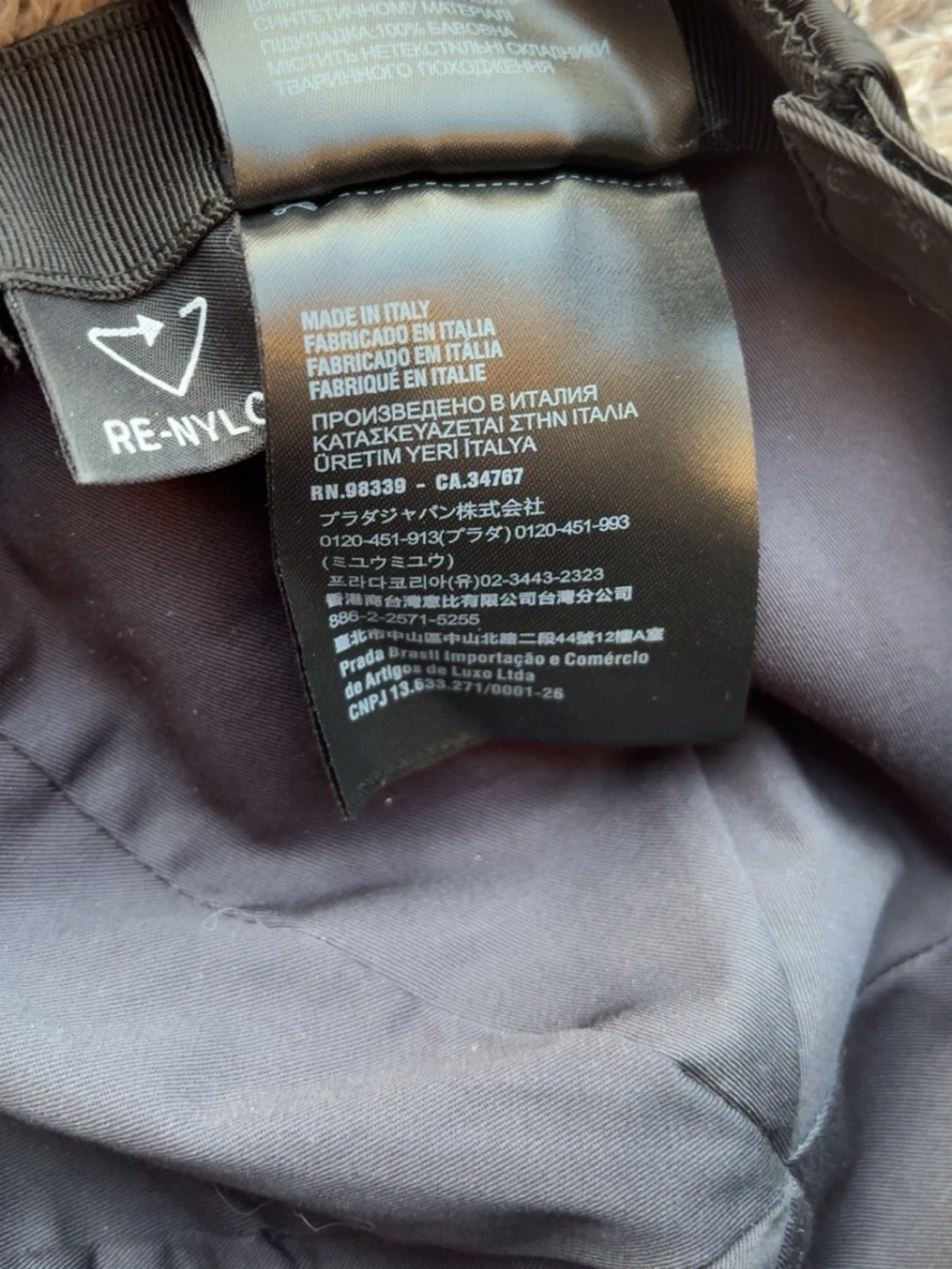 Svart Prada keps - 3