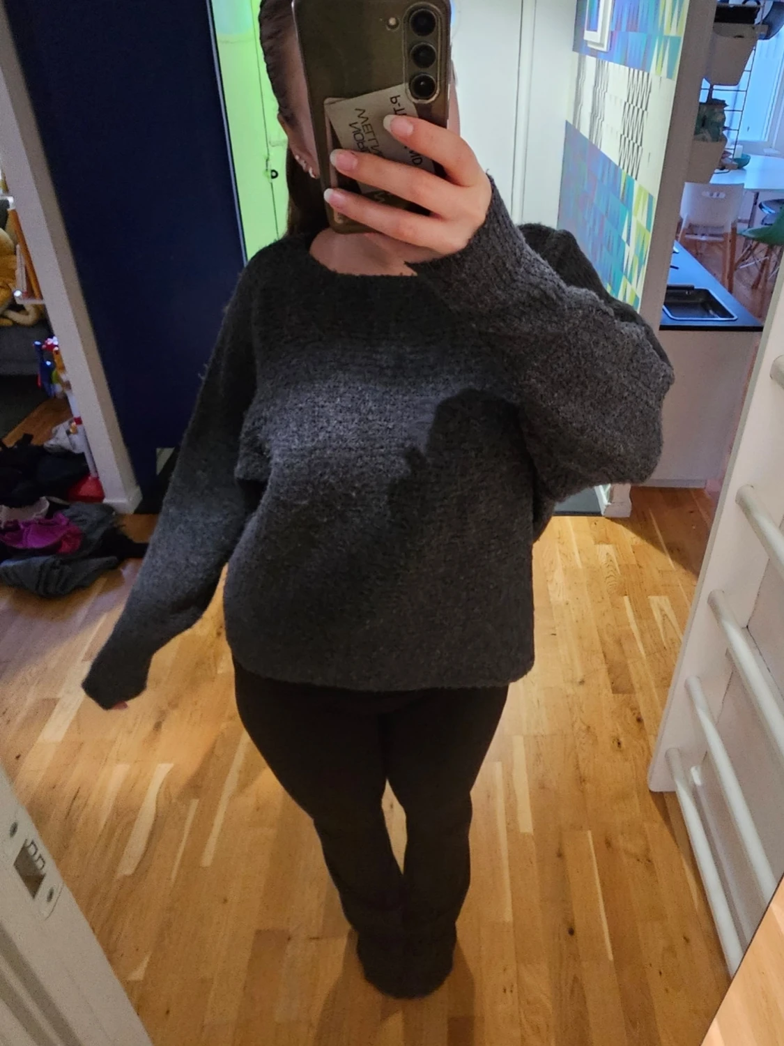 Stickad boatneck - only  - 5