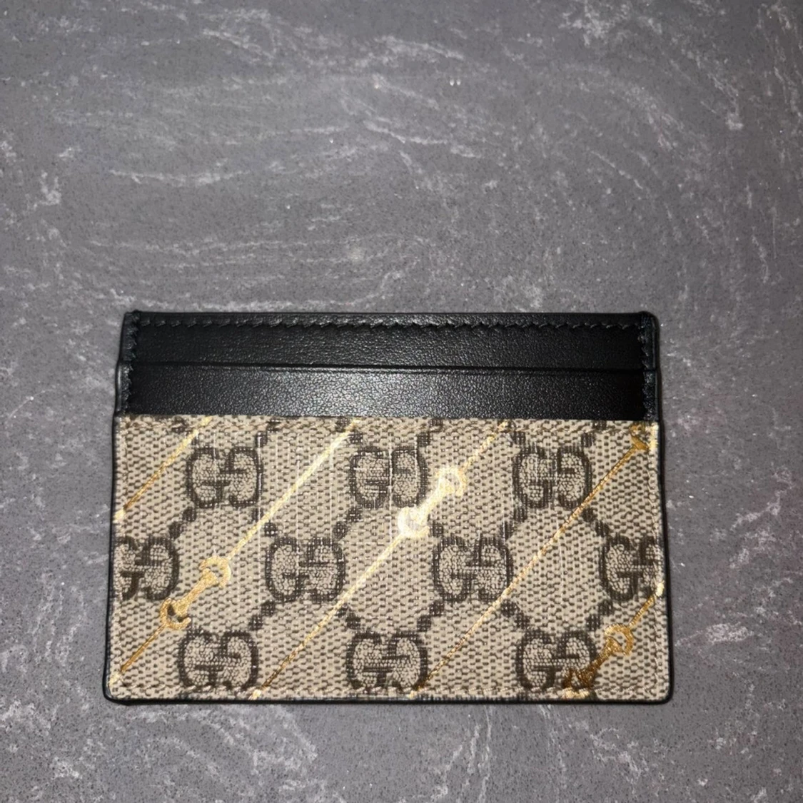 Äkta Gucci GG Supreme plånbok i skinn - 1