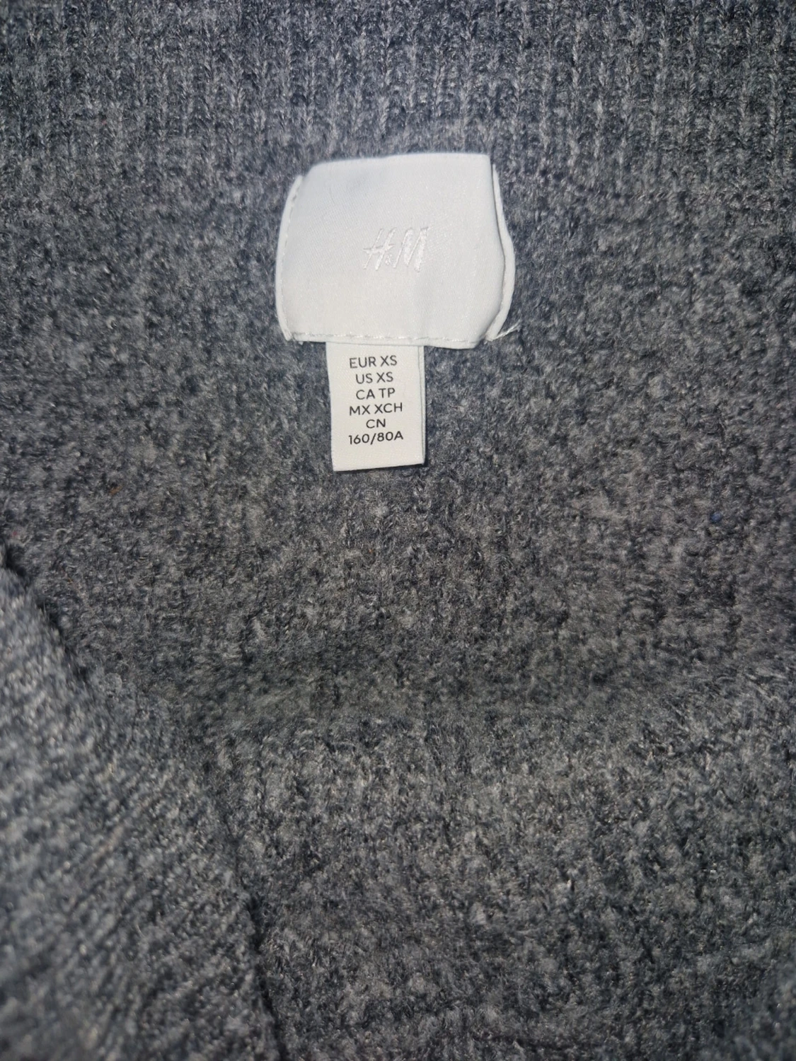 Grå offshoulder tröja  - 2