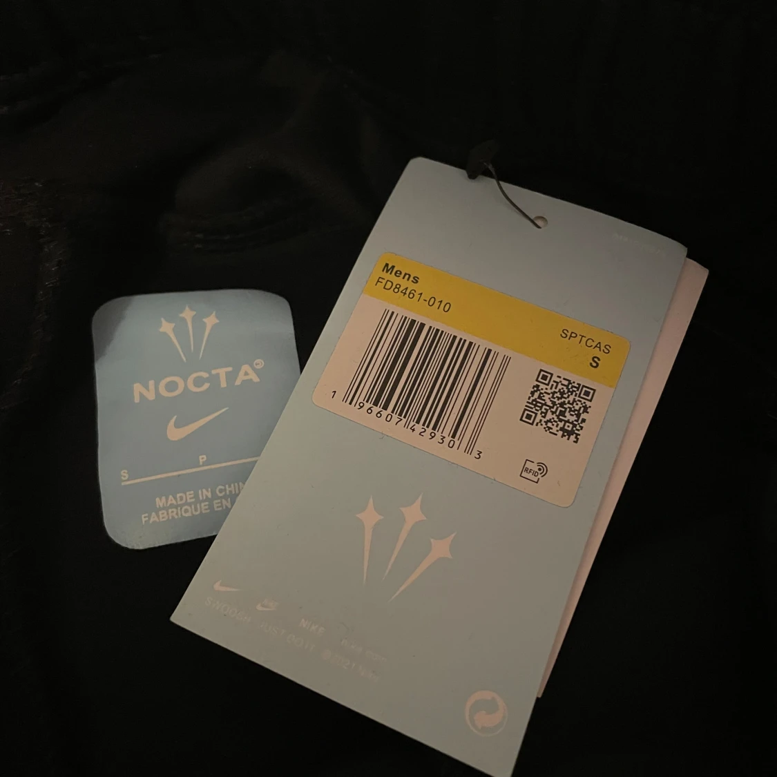 Svart NOCTA x Nike hoodiejacka xs - 3