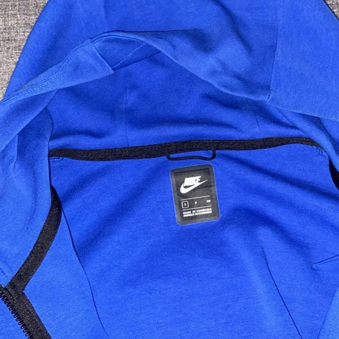 Blå Nike Tech hoodie - 2