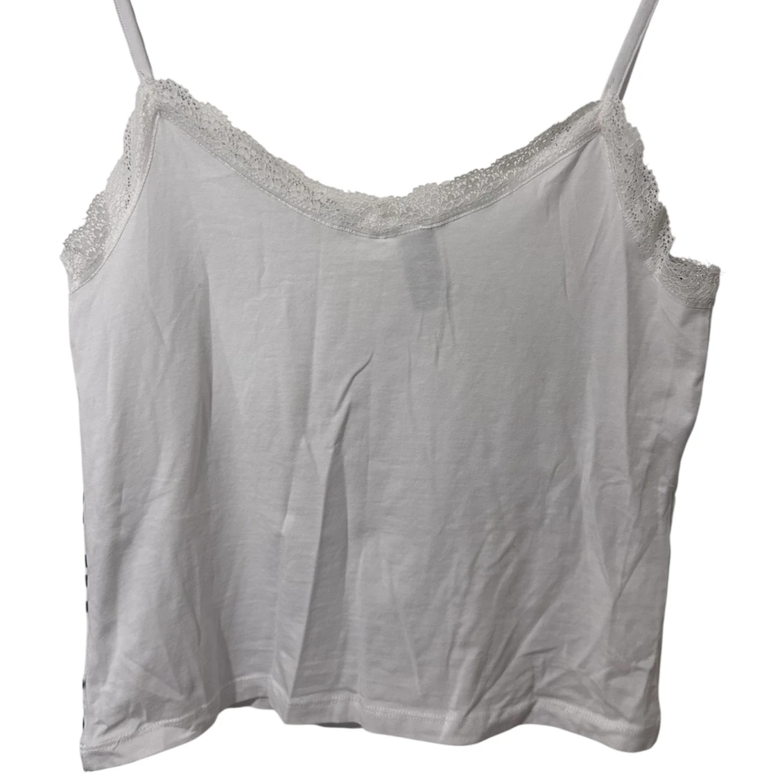 Vit linnetopp från Collusion med spets - 1