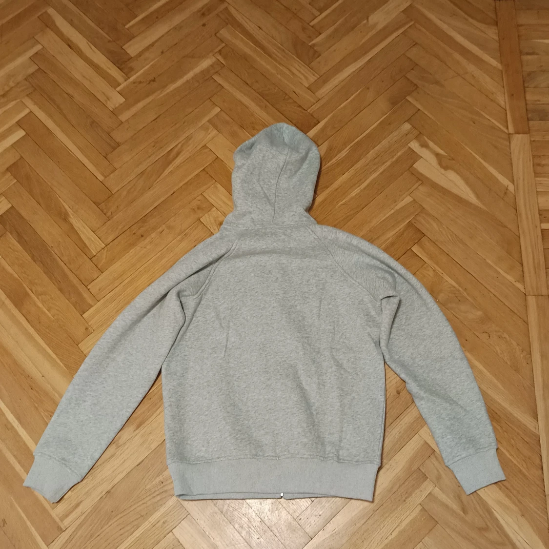 Grå hoodie Burberry med dragkedja - 1