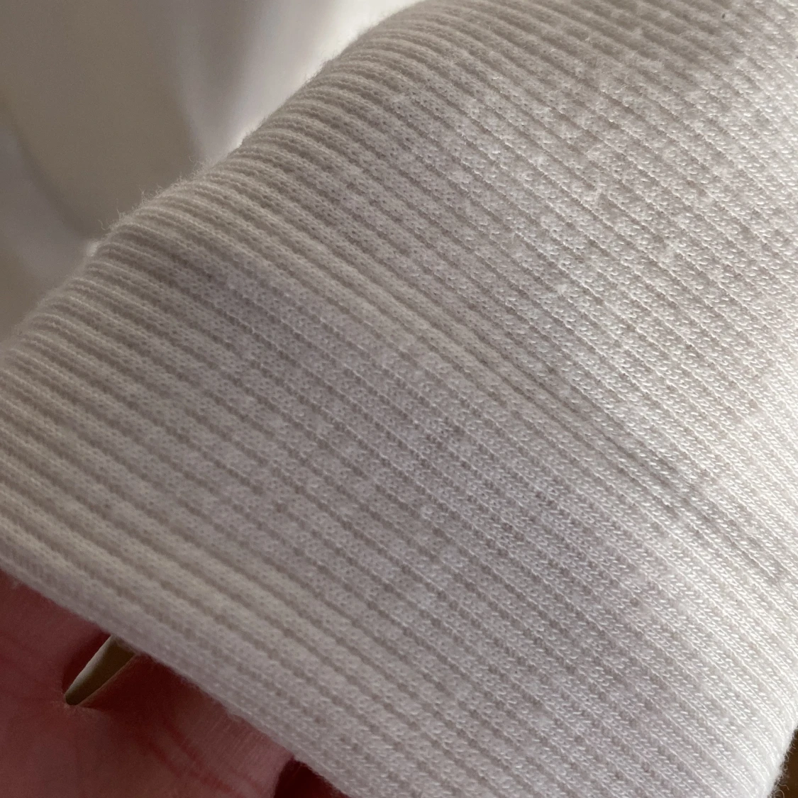 Vit croppad långärmad topp - NA-KD - 3