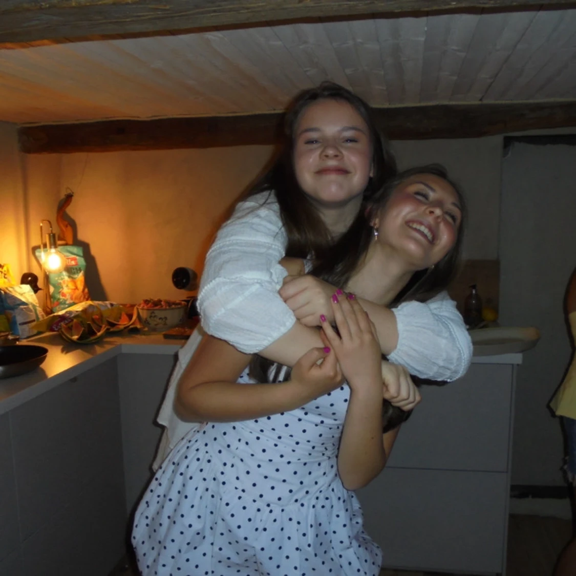 Trendig prickig klänning🩷🩷 - 2