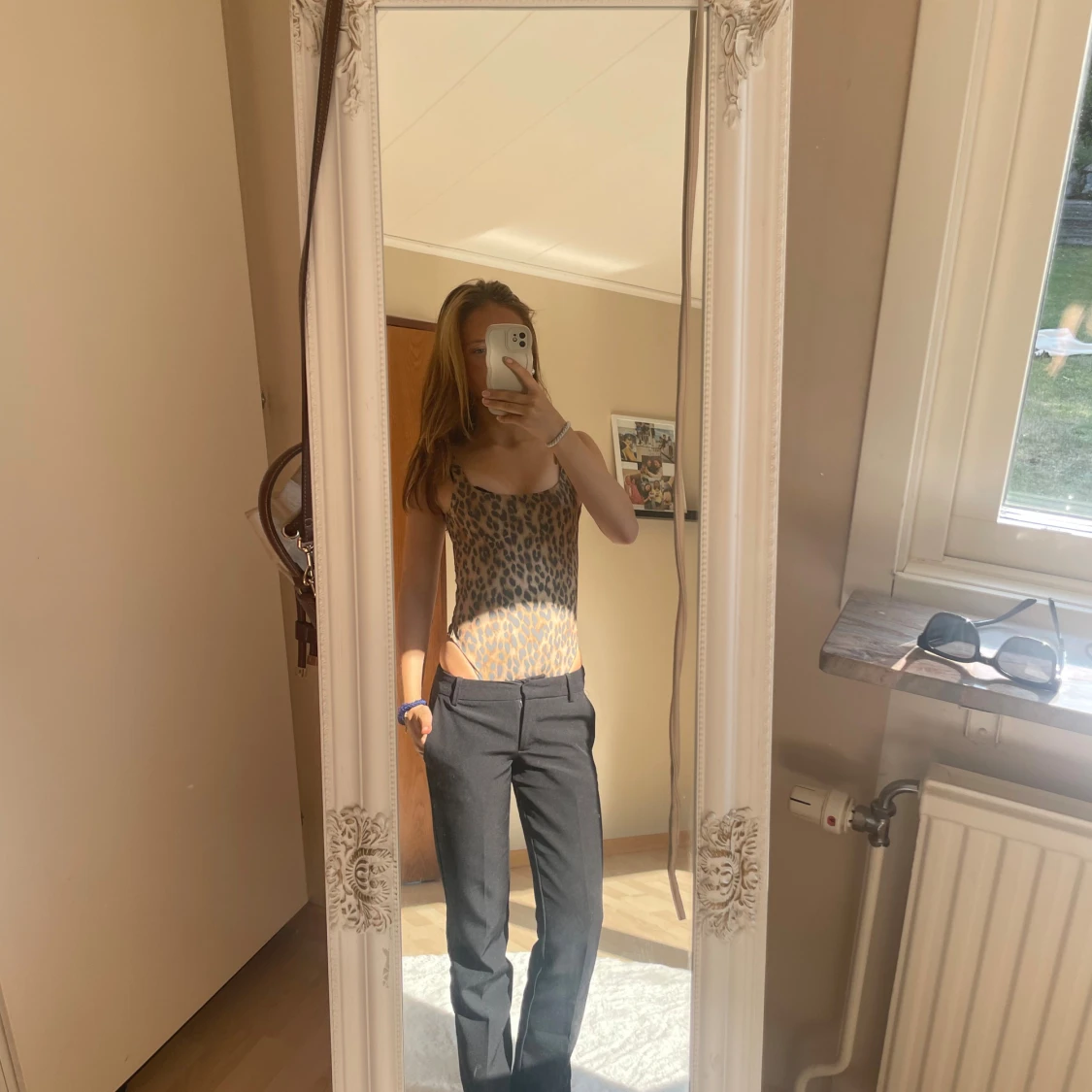 Leopardmönstrad body hm - 1