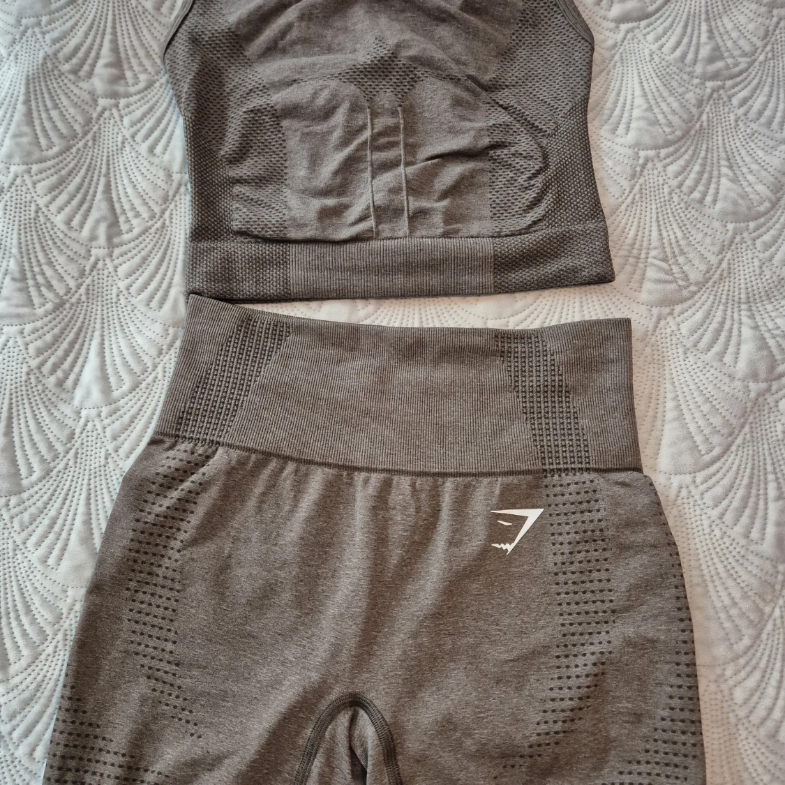 Gymshark Träningsset Brun  - 2