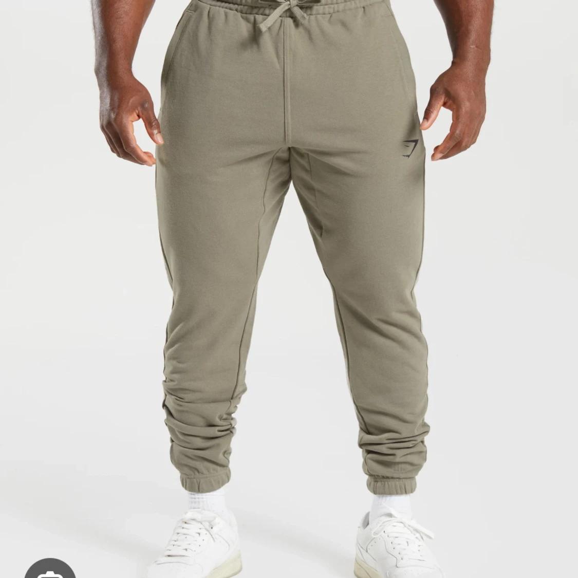 Gymshark Essential Oversized Joggers - Linen Brown