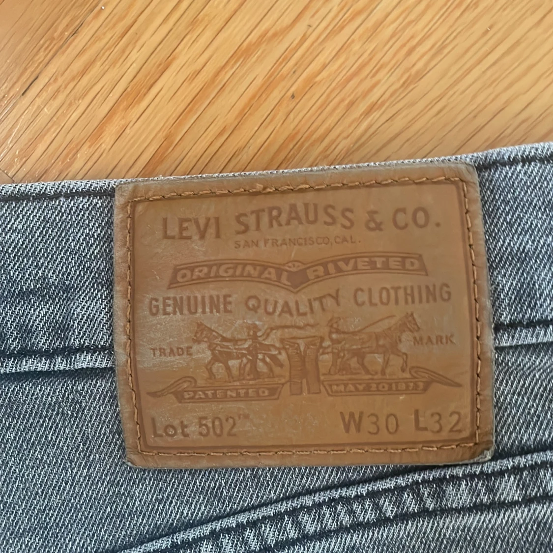 Levi's 502 grå jeans W30 L32 - 2