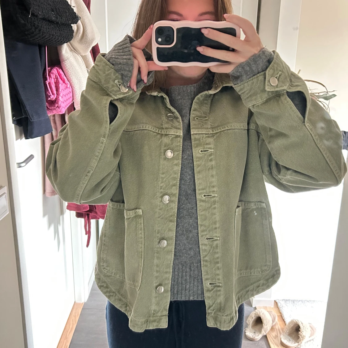grön jacka