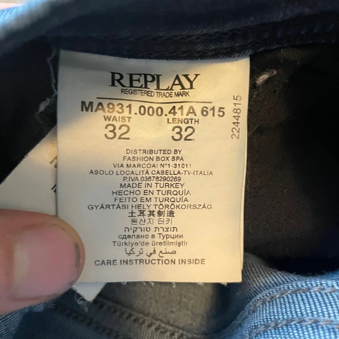 Replay anbass jeans w32 - 4