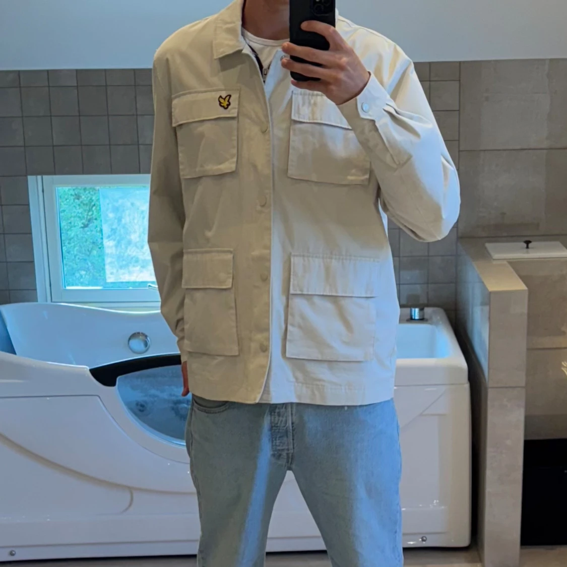 Beige overshirt från Lyle & Scott