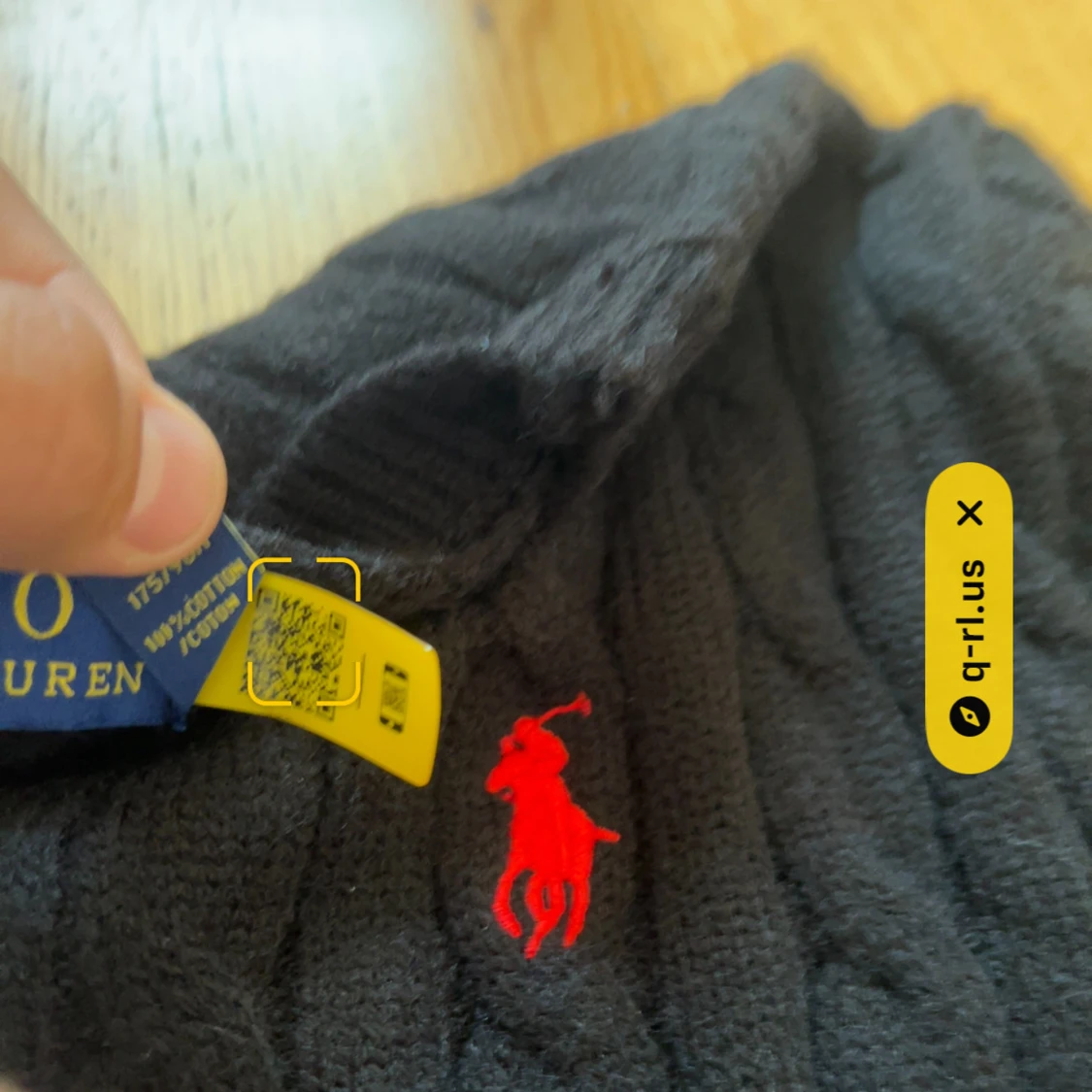 Svart stickad tröja Polo Ralph Lauren - 4