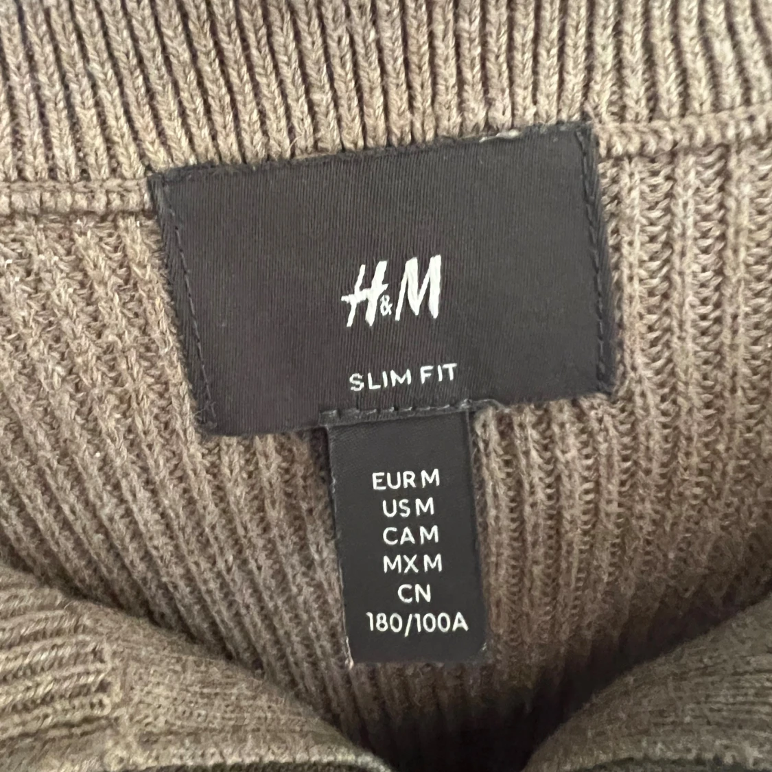 Stickad half zip tröja från H&M - 2